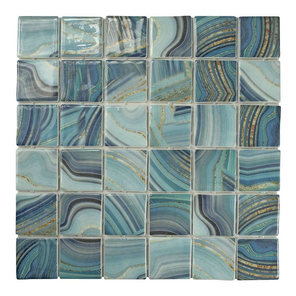 AGATA-3 5x5 verde glzd. Glasmozaïek AGATA-3 5x5 verde glzd. Glasmozaïek