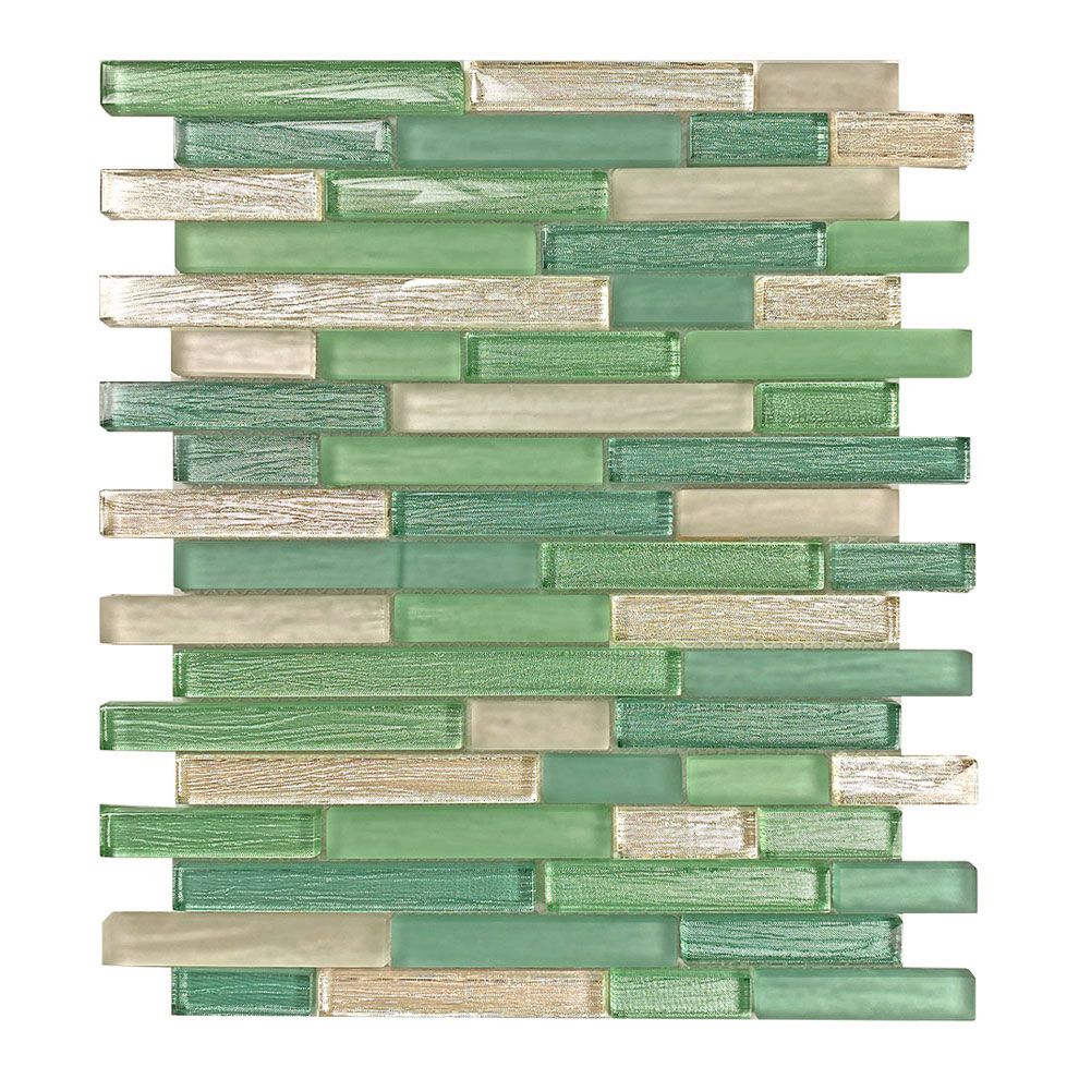 BRICK 1.5 LINO-6 verde glasmozaïek BRICK 1.5 LINO-6 verde glasmozaïek