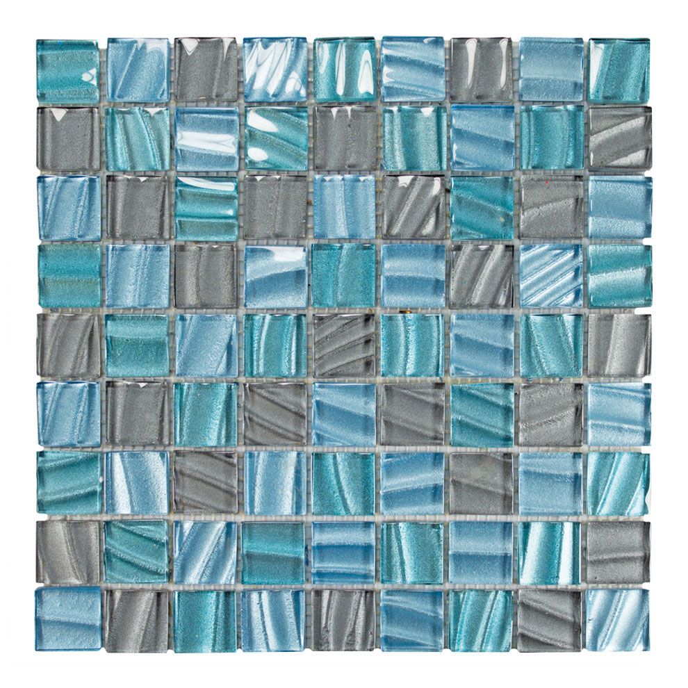 Glasmozaïek -AVW 3x3 azul/verde glzd. glasmozaïek Glasmozaïek -AVW 3x3 azul/verde glzd. glasmozaïek