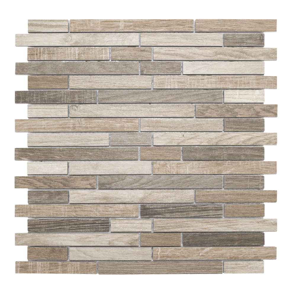Mosaico BRICK WOOD-1 porcellanatomosaik Mosaico BRICK WOOD-1 porcellanatomosaik
