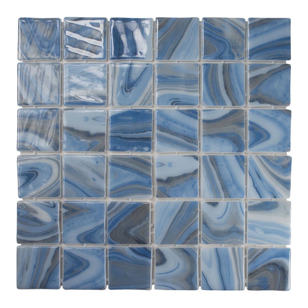 AGATA-2 5x5 blu glzd. Glasmozaïek AGATA-2 5x5 blu glzd. Glasmozaïek