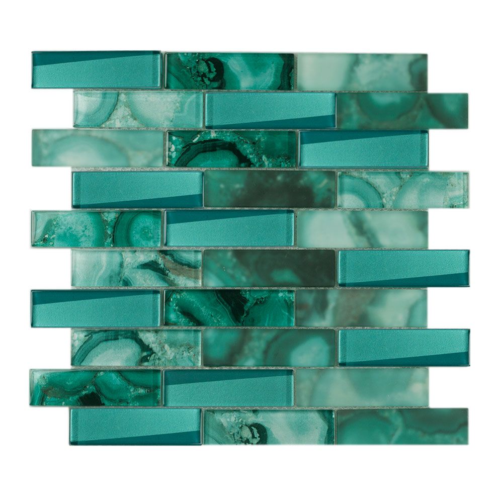 BRICK 2.8 AGATA-3 verde Glasmozaïek BRICK 2.8 AGATA-3 verde Glasmozaïek