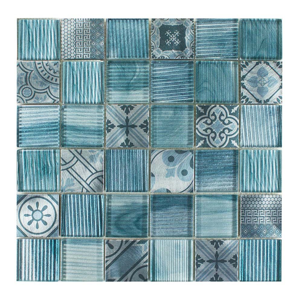 NOBLESSE-2 4.8x4.8 azzurro Materiaal-Mix