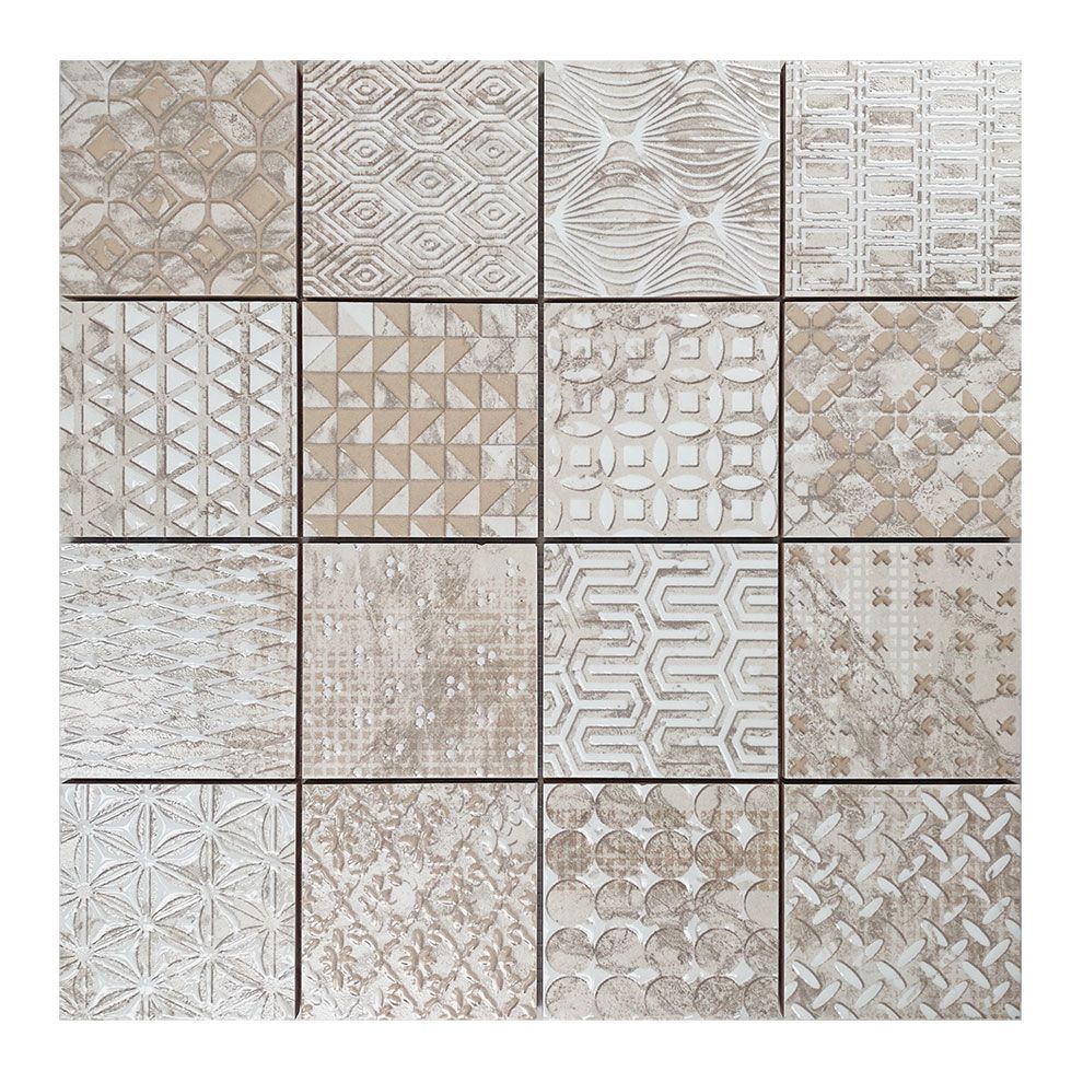Casa TECNICA-2 7,5x7,5 beige  keramisch mozaïek