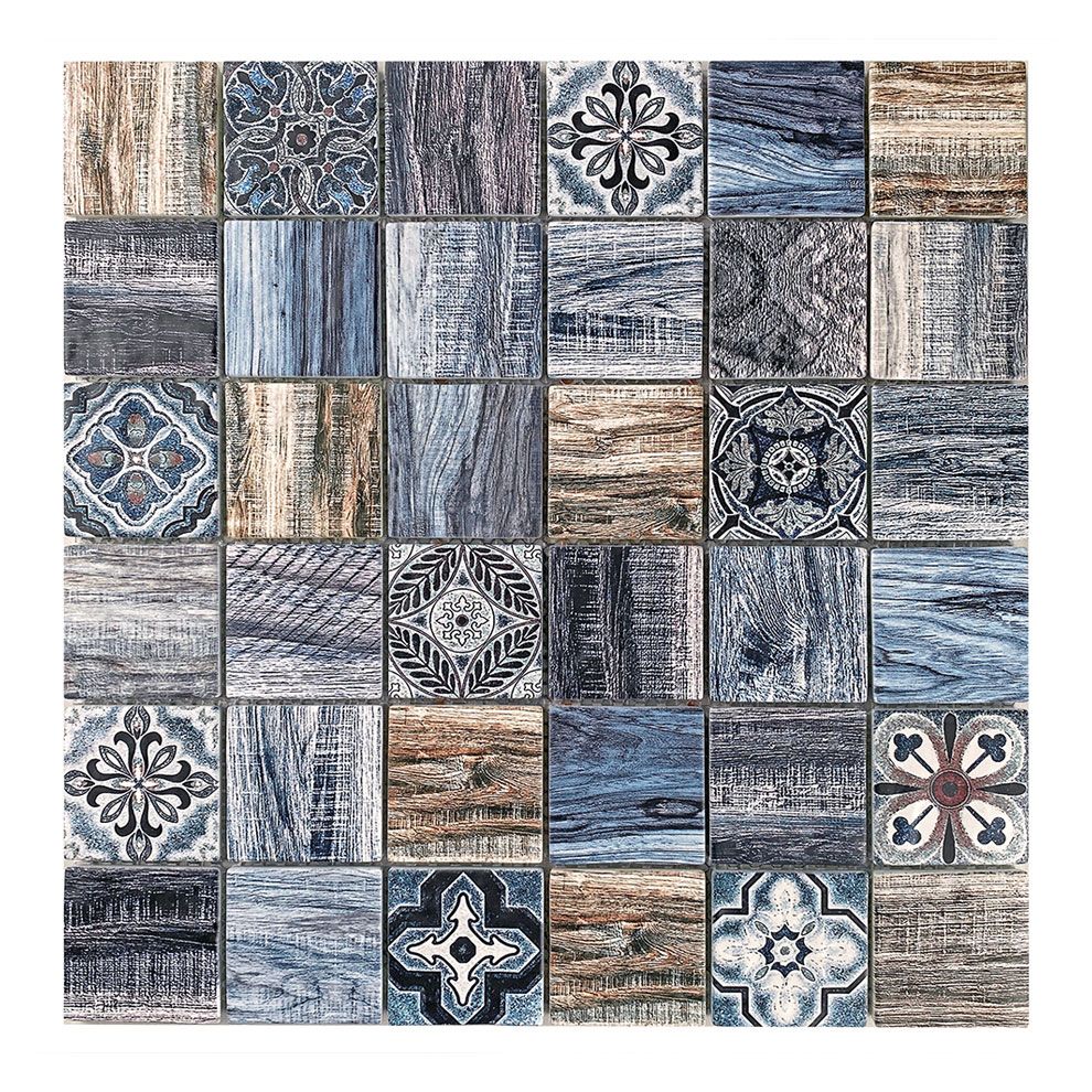 Modo BOSCO-4 4.8x4.8 azzurro Glasmozaïek Modo BOSCO-4 4.8x4.8 azzurro Glasmozaïek