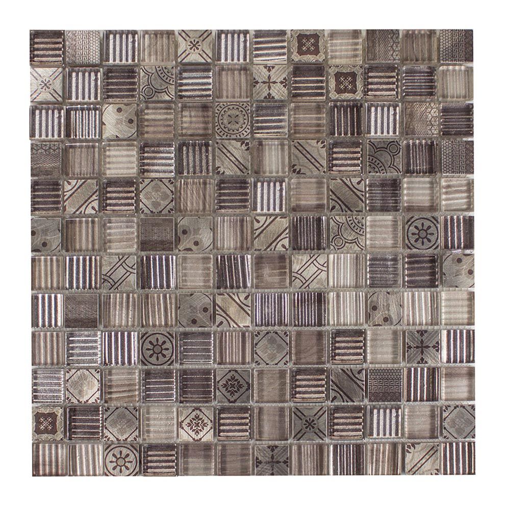 NOBILE-3 2.3x2.3 bronzo Materiaal-Mix