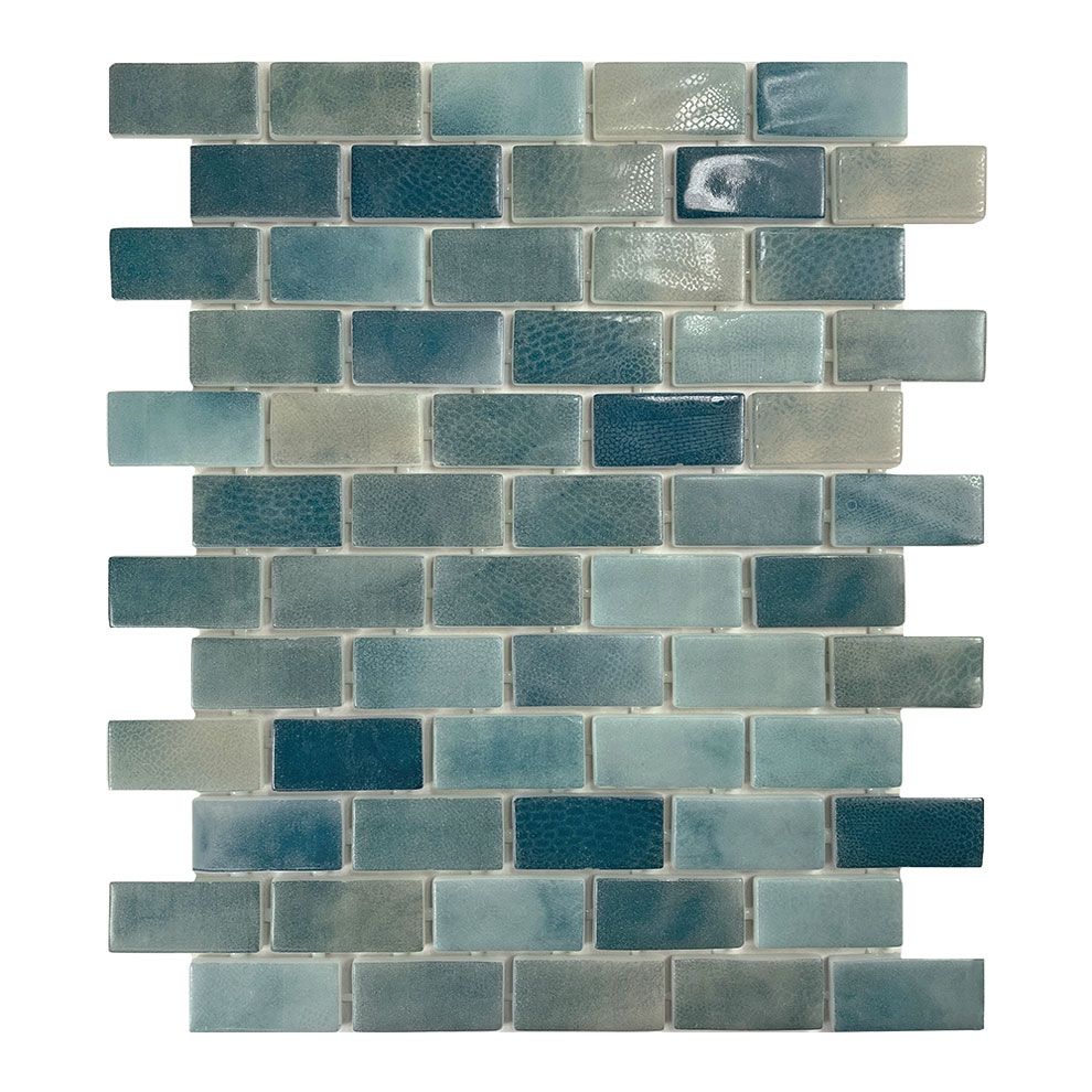 BRICK 2.5 Mare-1 blauw glzd./mat Glasmozaïek BRICK 2.5 Mare-1 blauw glzd./mat Glasmozaïek