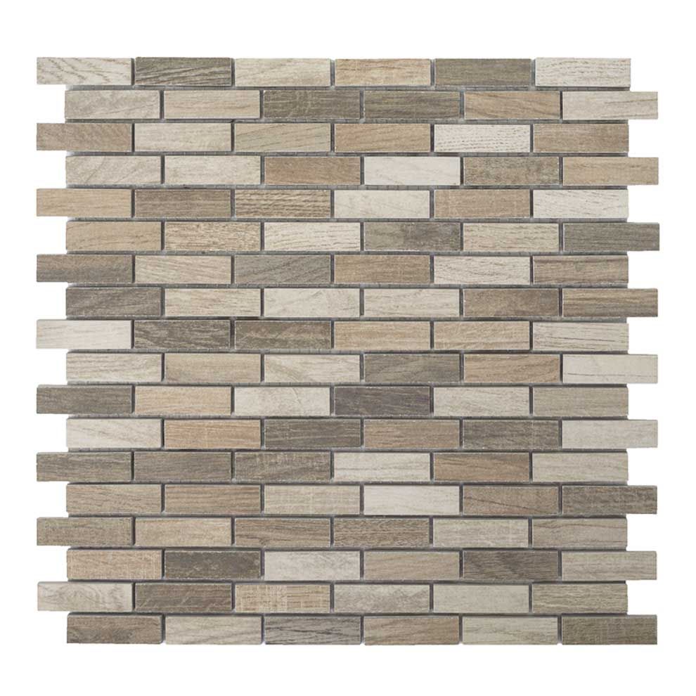 Mosaico MATTONE WOOD-1 porcellanatomosaik Mosaico MATTONE WOOD-1 porcellanatomosaik
