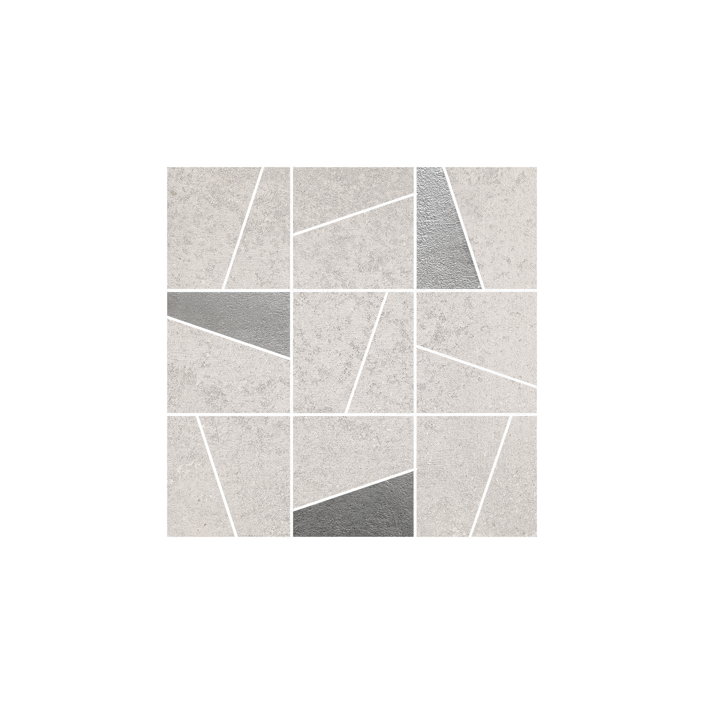LEITWERK Typ S08 stone metallic 30x30 LEITWERK Typ S08 stone metallic 30x30