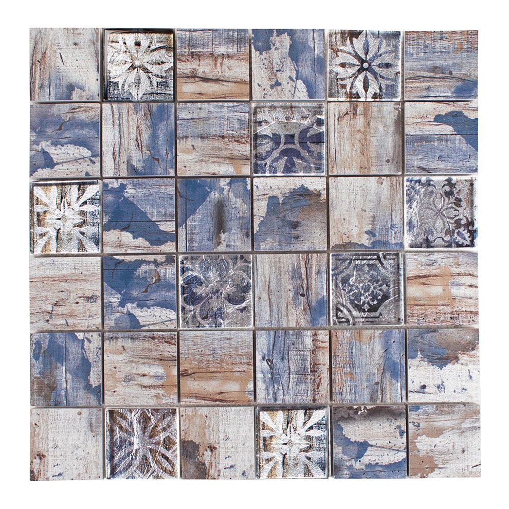 Modo SHABBY CHIC-1 4.8x4.8 azul  Materiaal-Mix