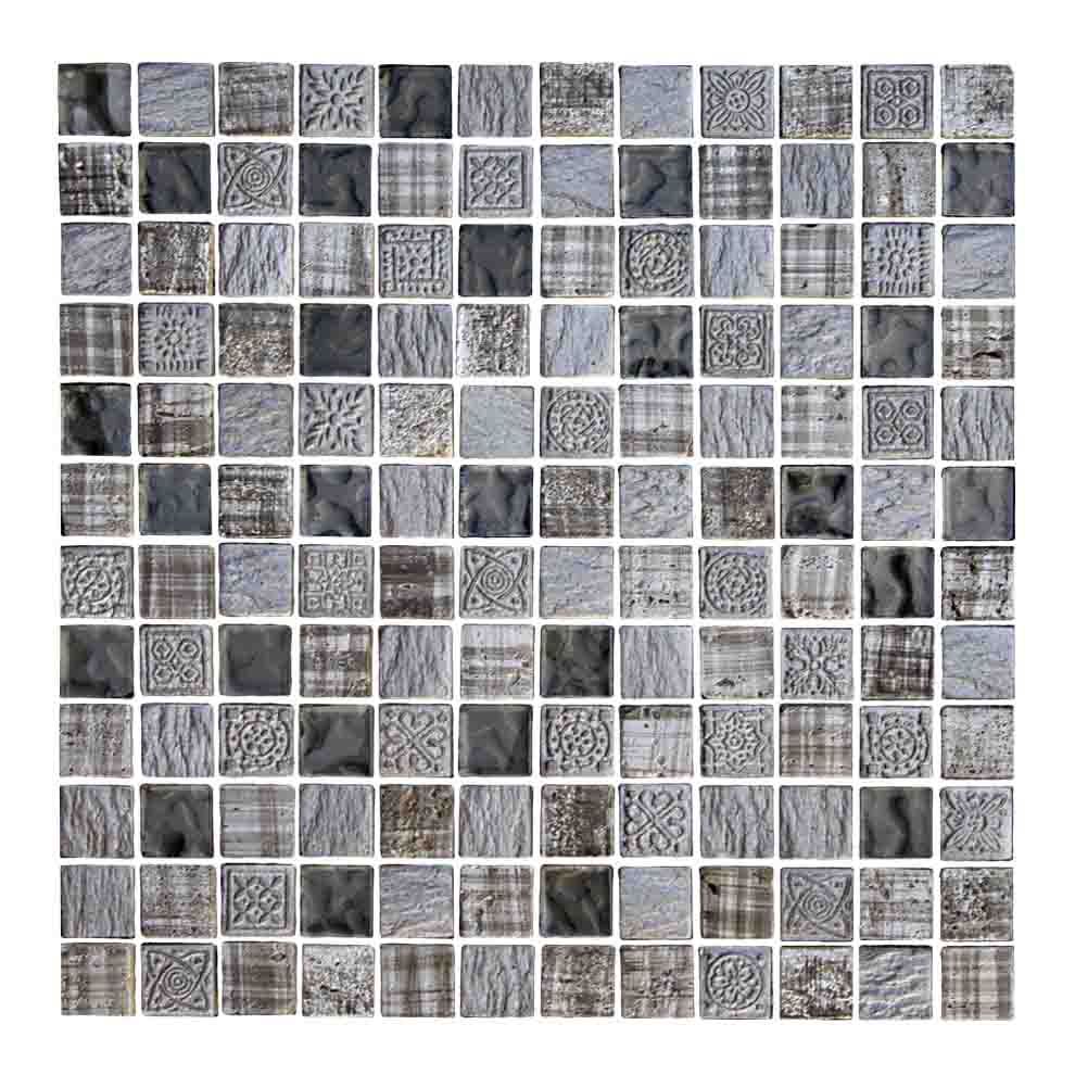 2.3x2.3 MIX-QPD argento Materiaal-Mix
