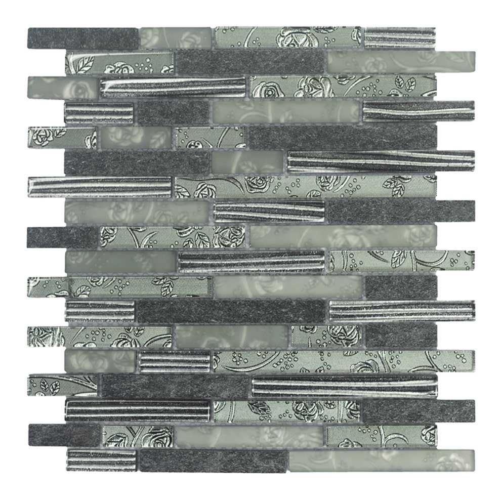 BRICK 1.5 FIORE-4 grigio Materiaal-Mix
