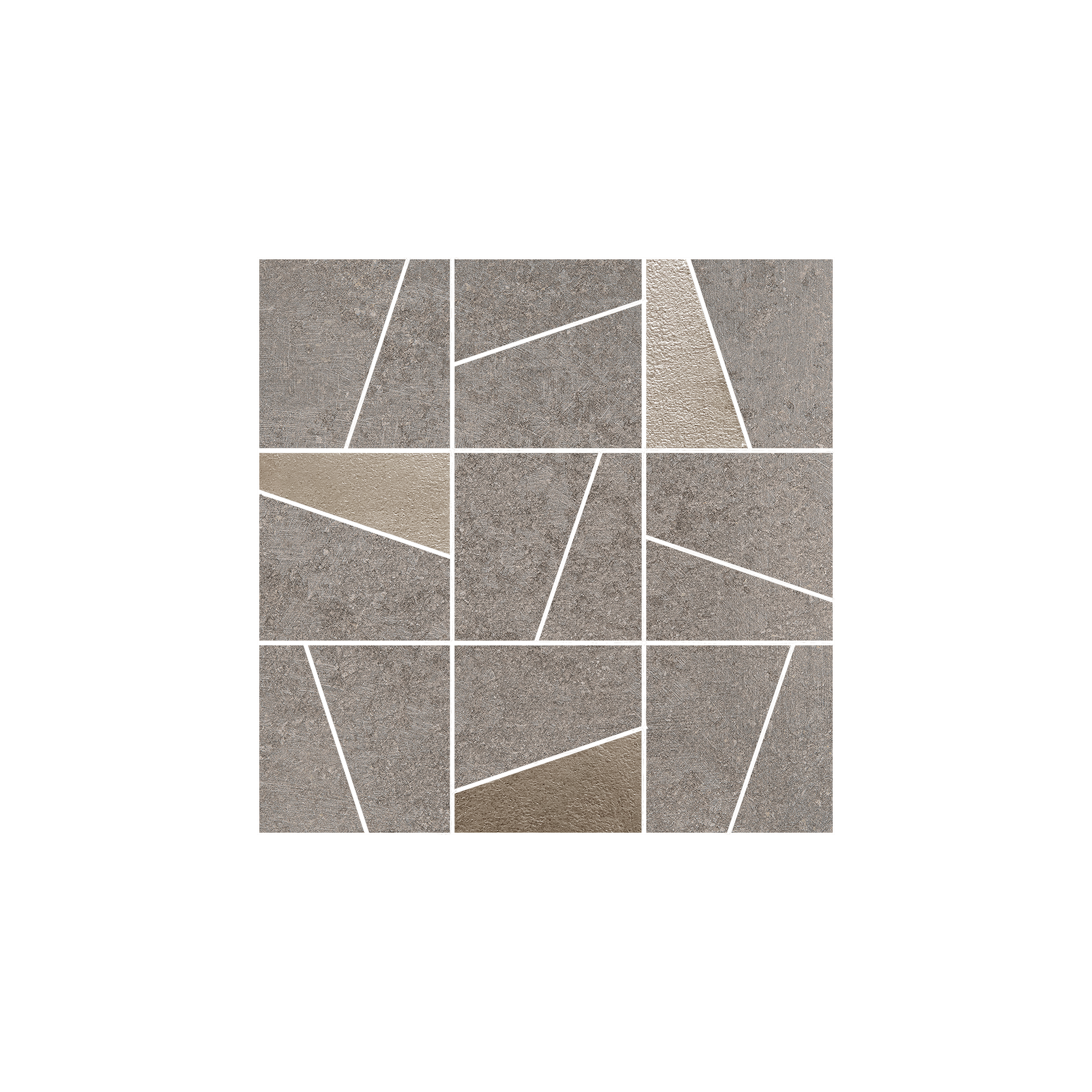 LEITWERK Typ S08 earth metallic 30x30 LEITWERK Typ S08 earth metallic 30x30