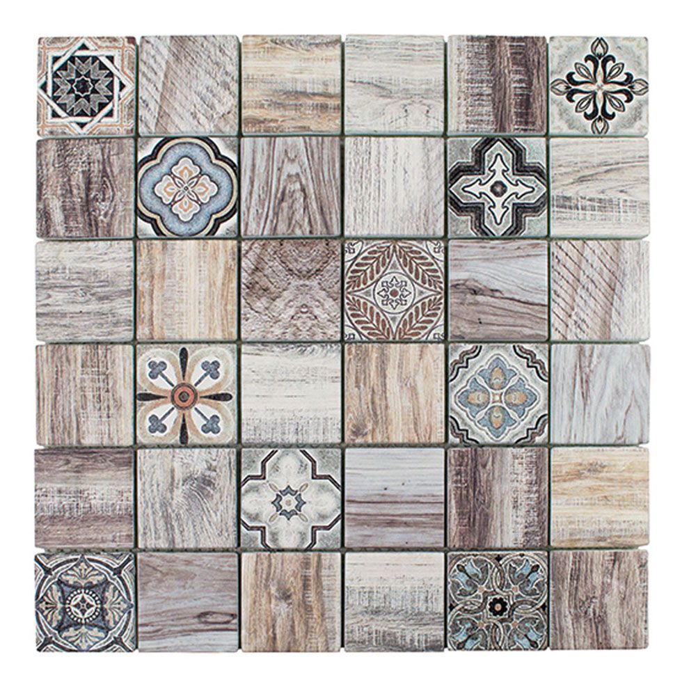 Modo BOSCO-2 4.8x4.8 beige Glasmozaïek Modo BOSCO-2 4.8x4.8 beige Glasmozaïek