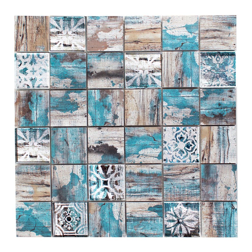 Modo SHABBY CHIC-3 4.8x4.8 verde  Materiaal-Mix