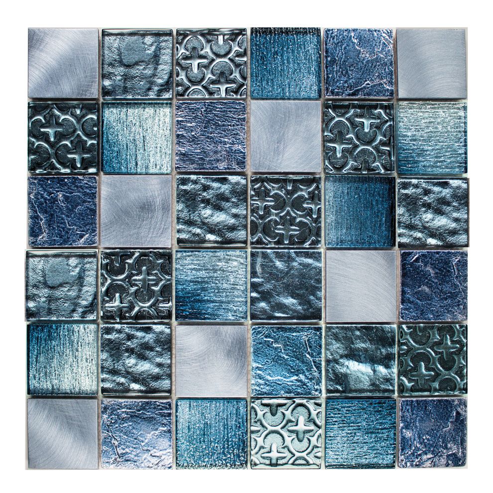 4.8x4.8 MIX-QAF azzurro Materiaal-Mix