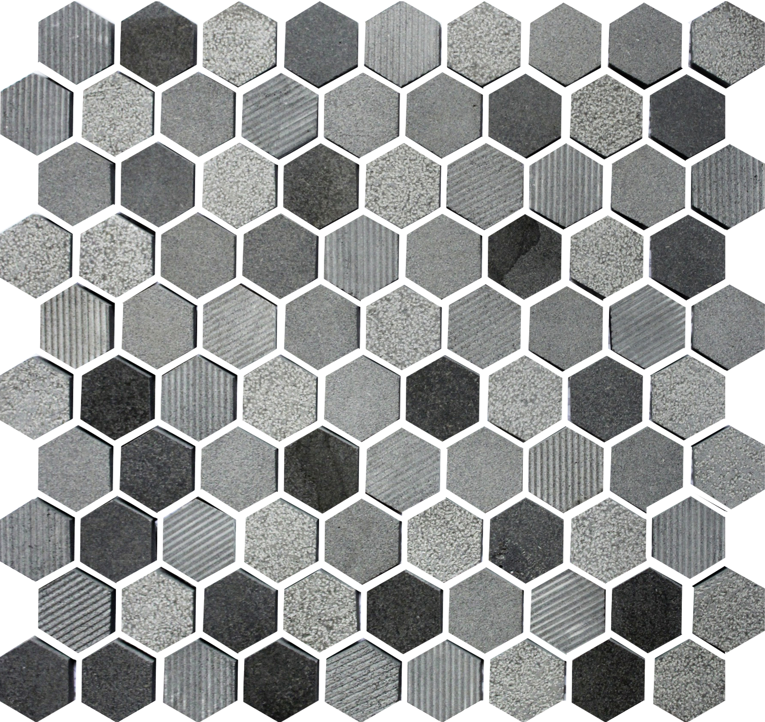 HEXAGON NOTTE antraciet 