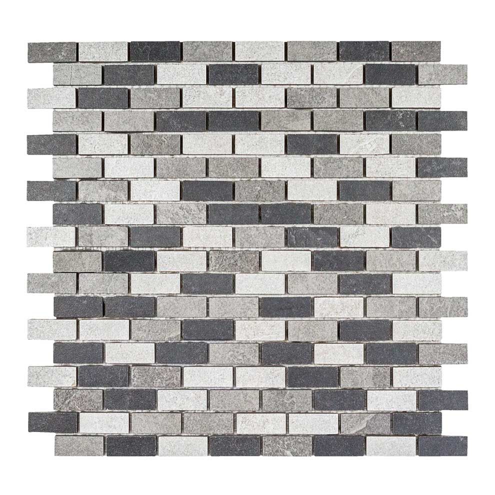 Mosaico BRICK LOOP-1 grigio porcellanatomosaik Mosaico BRICK LOOP-1 grigio porcellanatomosaik