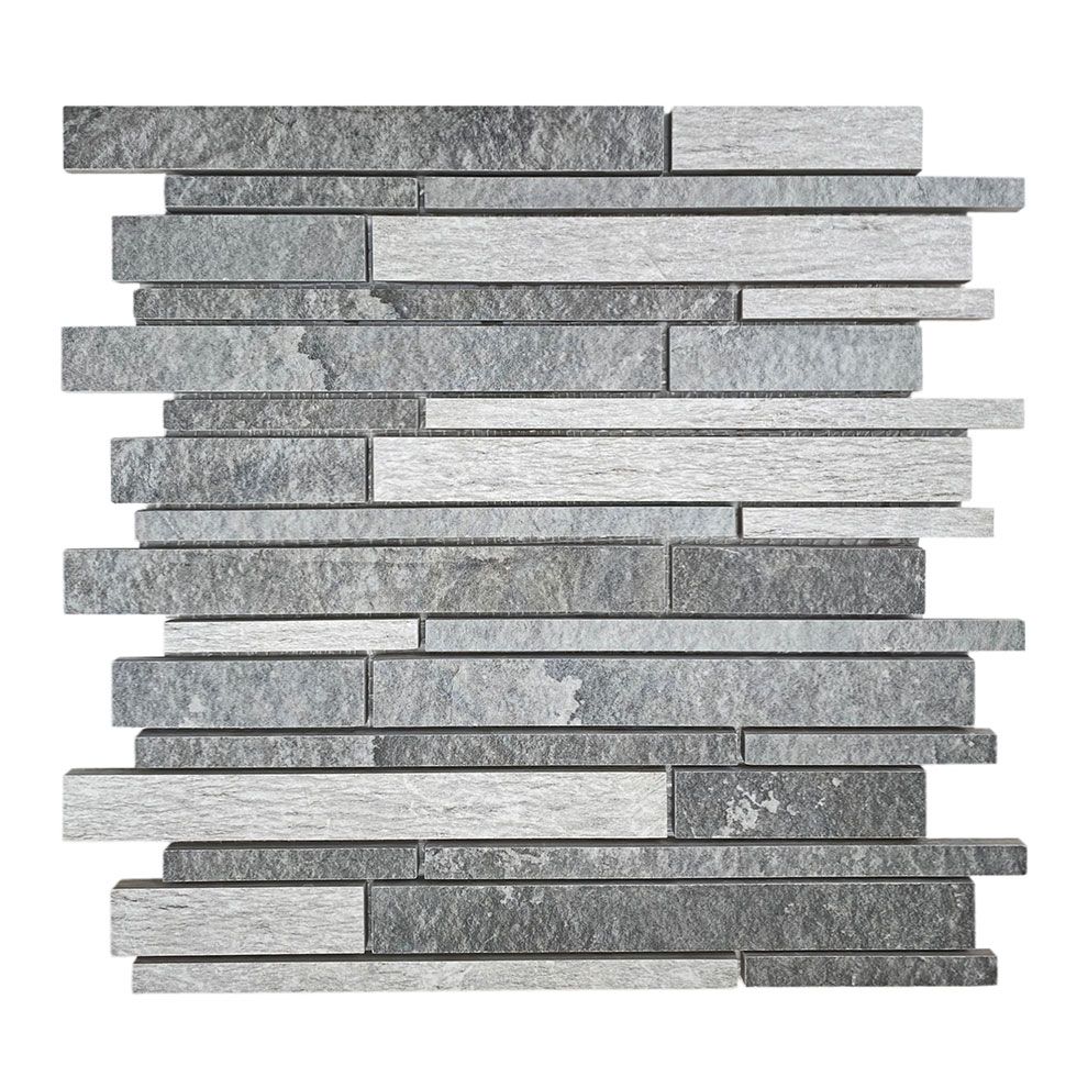 Mosaico MULTI ARDESIA-1 antraciet/bianco/grigio porcellanatomosaik Mosaico MULTI ARDESIA-1 antraciet/bianco/grigio porcellanatomosaik